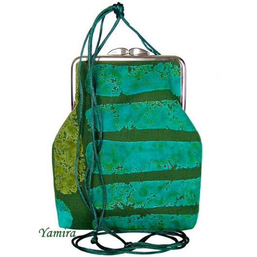 Torebka :: deep green batik ::  yamira