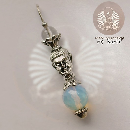 wisiory BUDDA zawieszka opal