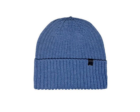 czapki damskie Czapka 100% Merino - Niebieska