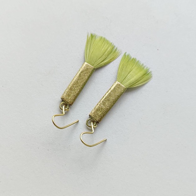 kolczyki z piórami PIÓRKO kolczyki