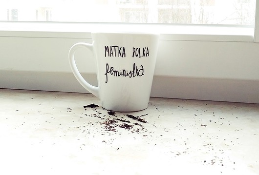 400 ml matka polka feministka MUKI design