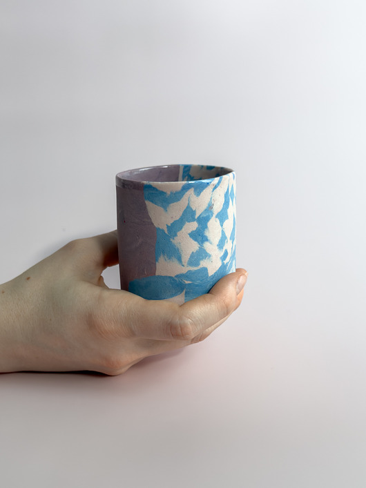 kubki Czarka / kubek nerikomi błękitno-fioletowy