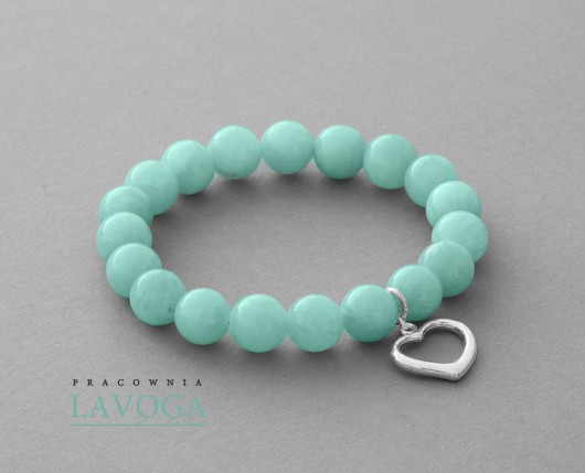 Jade with pendant in mint. Lavoga