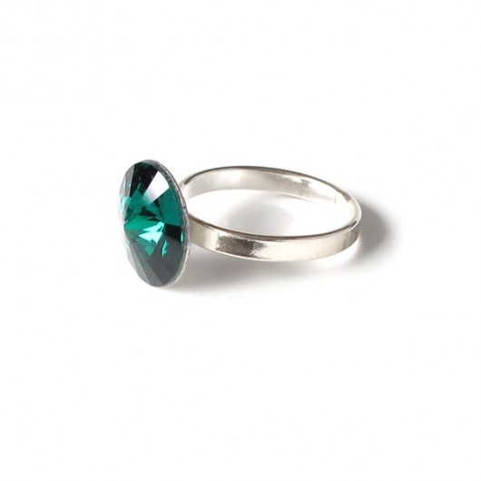 Pierścionek kryształ Swarovski 15 Black Diamond