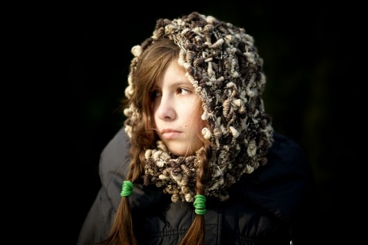 &quot;Organic&quot; - fantazyjny szal / komin HERBE DESIGN