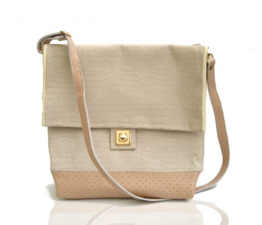 Beauty Shine Ivory Leather Bag Rozwadowska Bags