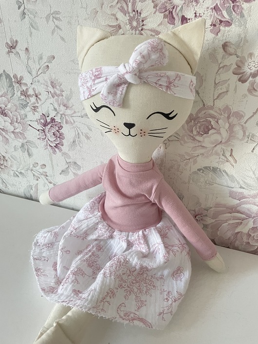 misie i maskotki Maskotka Kotek Zosia 60 cm