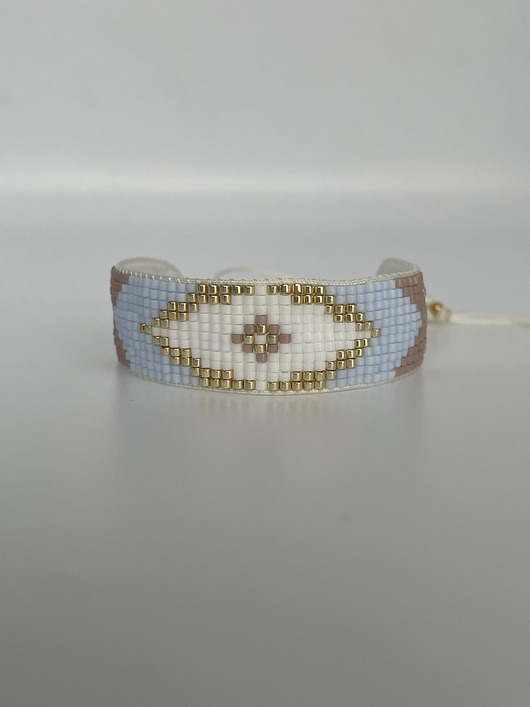 bransoletki na sznurku Bransoletka  Sky blue