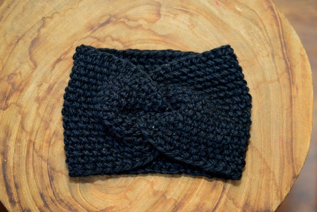 opaski do włosów Opaska wełniana