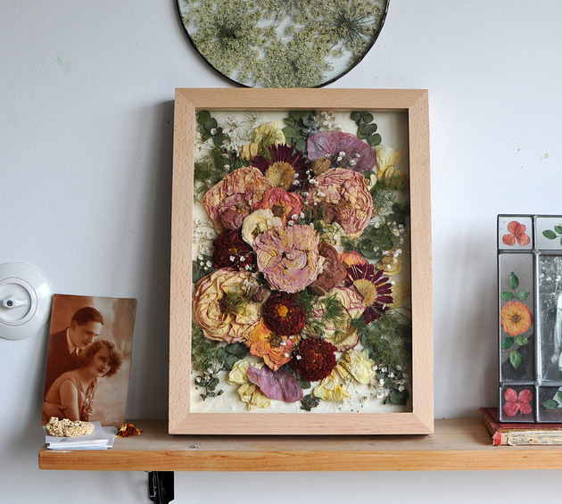 dodatki - różne Konserwacja bukietów Ślubnych.