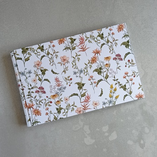 notatniki i albumy Album na zdjęcia Polne kwiaty, biały