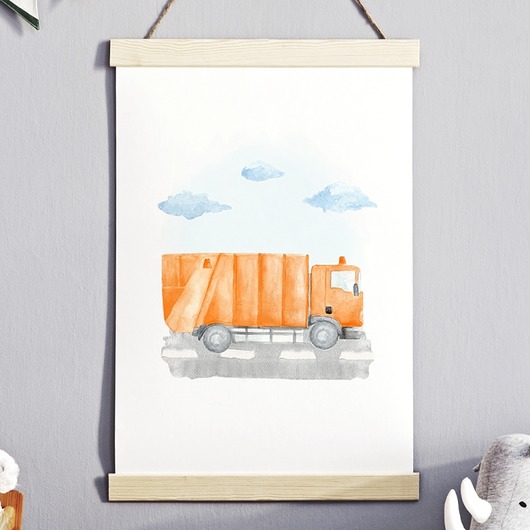 PLAKAT ŚMIECIARKA P167 Yoko Design