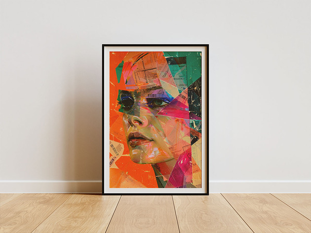 plakaty Plakat - Glitch lady v5