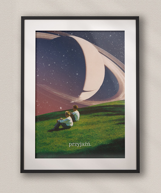 plakaty Plakat Kolaż - Przyjaźń - Dekoracja do salonu, pokoju, biura
