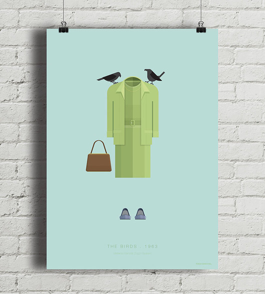plakaty The Birds - Hitchcock - plakat art giclee
