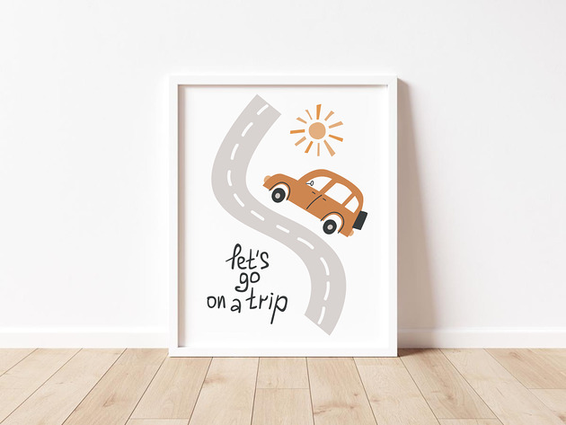 obrazy i plakaty do pokoju dziecięcego PLAKAT, OBRAZEK Kolekcja autka cars nr.1