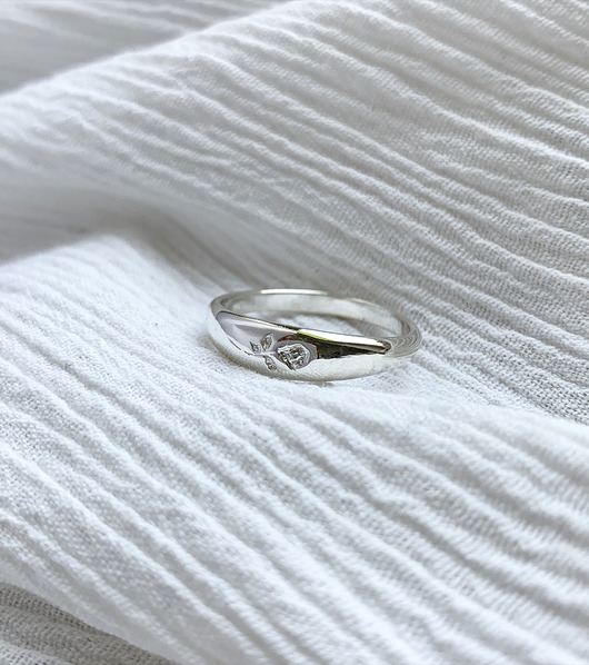 pierścionki srebrne Reserved- Rosa & Daisy ring