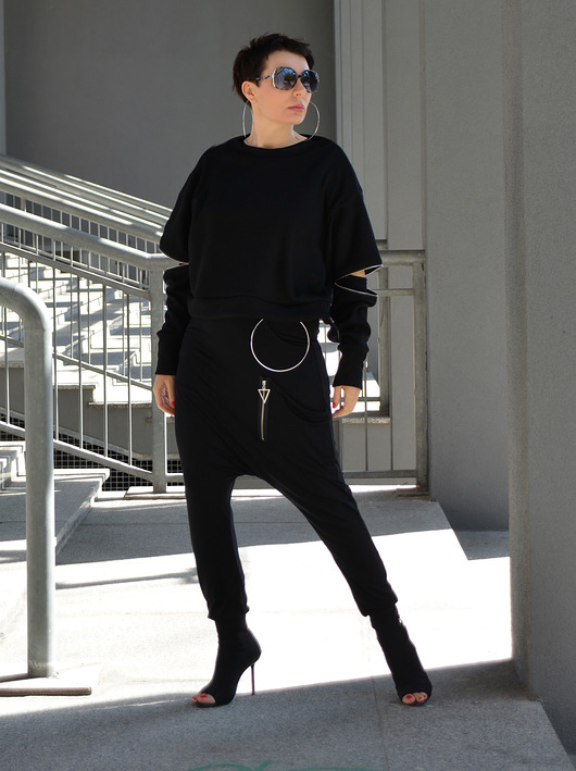 SWETER KRÓTKI ZZ by momo momo fashion