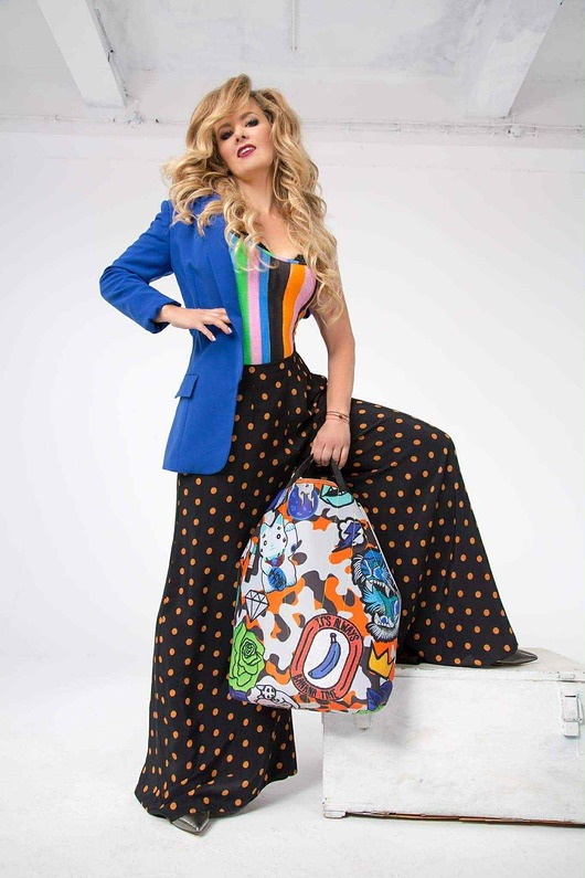 torby na ramię Art MIMA bag SHORT & Szymon Kurpiewski print