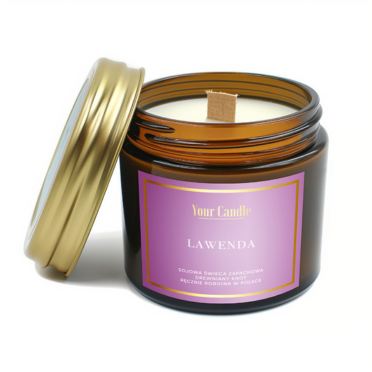 świece zapachowe Świeca zapachowa sojowa Lawenda 120ml- Your Candle