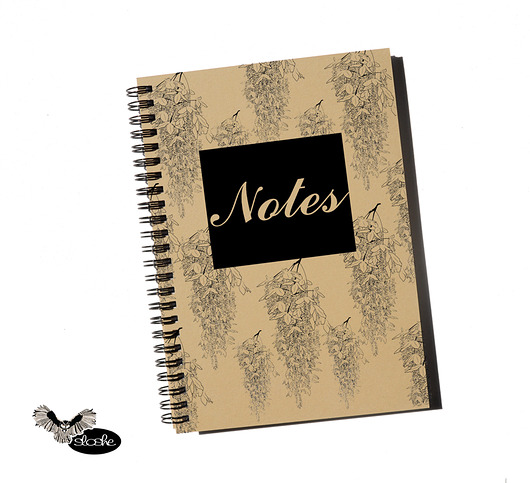 Notes, recycled notatnik Sowia Aleja