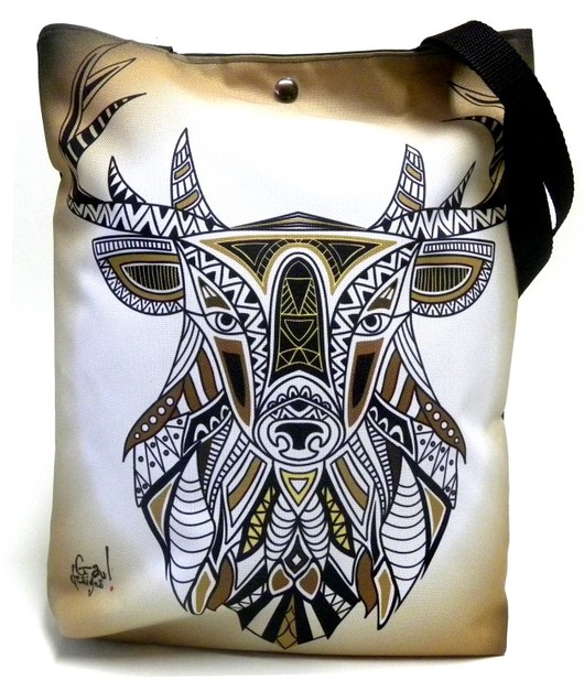 Duża torba z jeleniem Gaul Designs