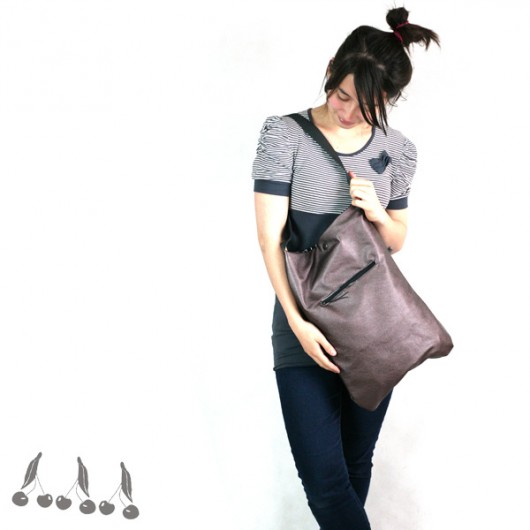 ::: SHOPPING BAG meltalic VLT ::: uniqo