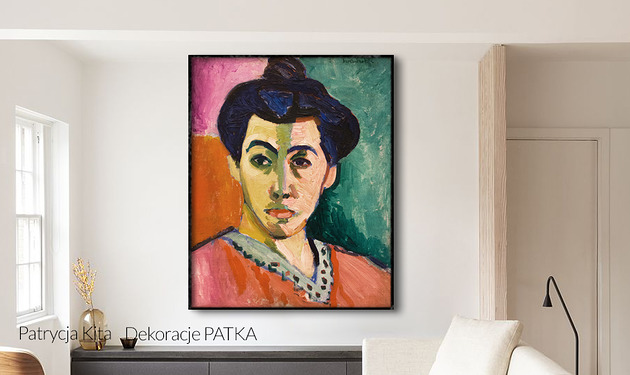 obrazy Portret Madame Matisse - Reprodukcja obrazu