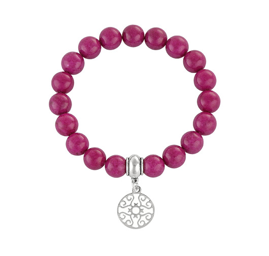  Fuchsia jade with rosette. Lavoga