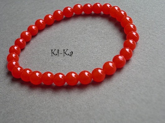  Basic orange - bransoletka KiKa pracownia