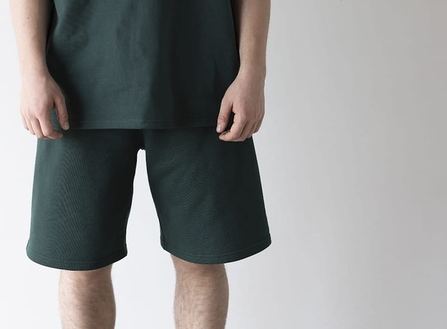 spodnie męskie Krótkie spodenki OVERSIZE Green