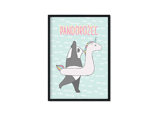 "Pandorożec" Plakat Love The Journey