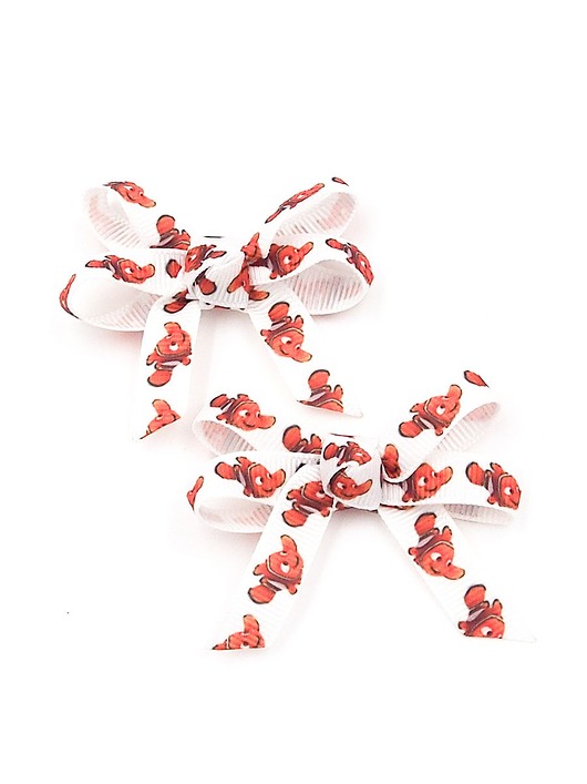 ozdoby do włosów dla dzieci Spinki do włosów kokardki loop bows w rybka NEMO