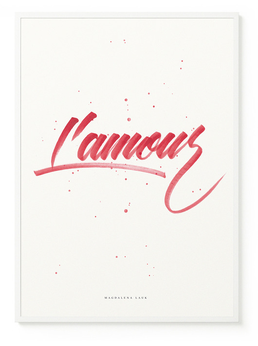 plakaty Plakat "L'amour"