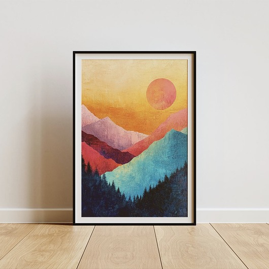 plakaty Plakat - Widoczek na Dolinę Chochołowską