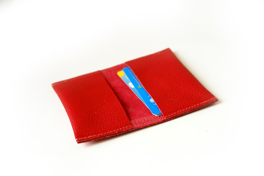 Etui ,wizytownik Red Pansy