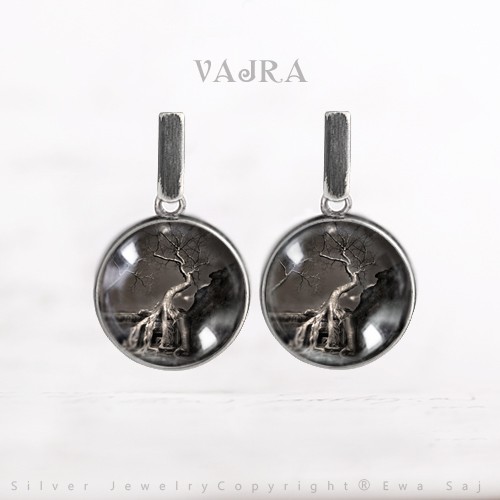 Vajra - srebrne kolczyki Ewa Saj  Silver