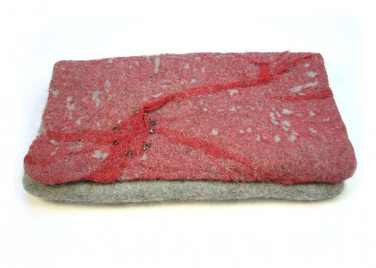 Jedwabnofilcowa Clutch/Koperta filcant