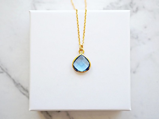 wisiory Naszyjnik z tanzanitem