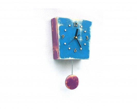 Wahaczek Blue Clock Wood Studio