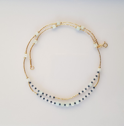 złote naszyjniki Królowa Fal