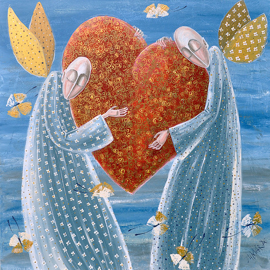  Wielkie serce 60x60 4mara Marina Czajkowska