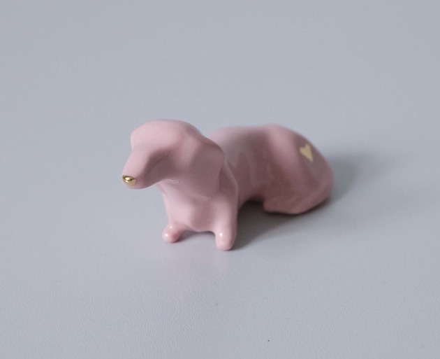 Porcelanowy jamniczek imkadesign