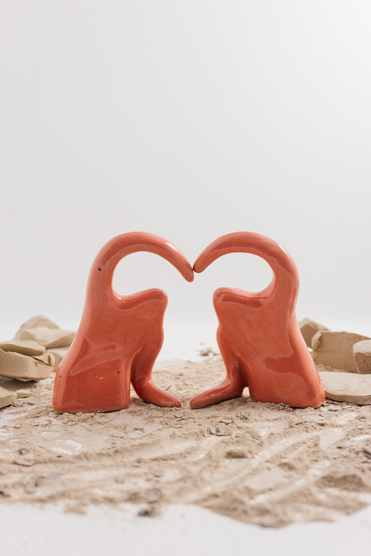 figurki i rzeźby Ceramiczna figurka Połączeni