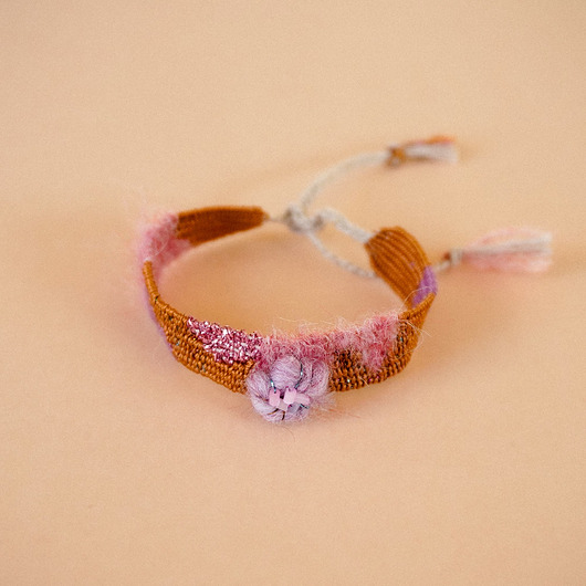 bransoletki - inne Tkana na krośnie biżuteria - Bloom
