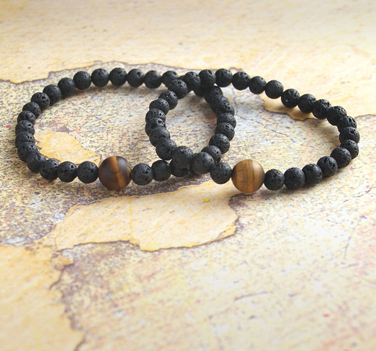 bransoletki z kamieni naturalnych Dla ZAKOCHANYCH : talizman : tygrysie oko