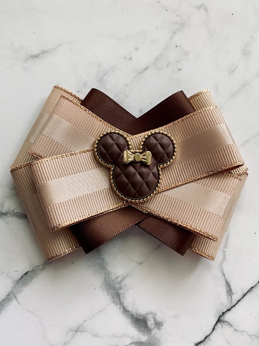 broszki Modowa   Brosza MICKEY   Czekoladowa New