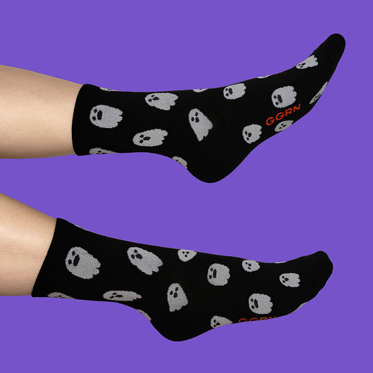skarpetki damskie Skarpetki z duchami - Skarpetki na Halloween