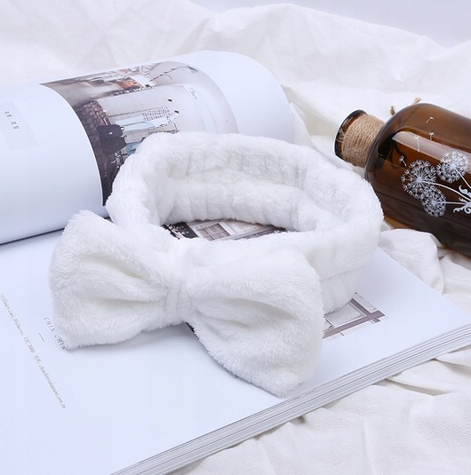 akcesoria dla niej Kosmetyczna opaska do włosów i do demakijażu