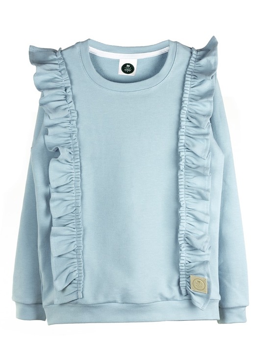 Bluza FRILL retro blue Little Gold King